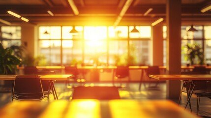 Bright Open Office Layout with High-Tech Features