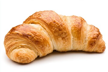 Flaky French Croissant with Golden Layers