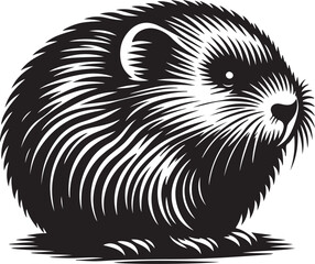 vector illustration of a hedgehog
