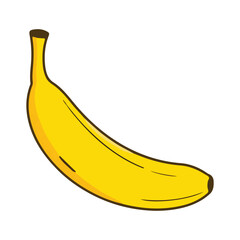 banana isolated on white background
