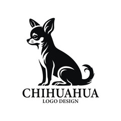 Chihuahua Vector Logo Design