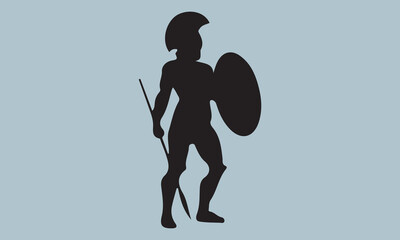 Centaur Spear Logo Vector Design animal, dog, cow, cartoon, illustration, character, cute, design, vector, rabbit, christmas, clip art, concepts, horse, mammal, bull, funny, pig, rooster, sheep, art, 