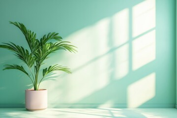 Minimalist Front View Featuring Pastel Colors