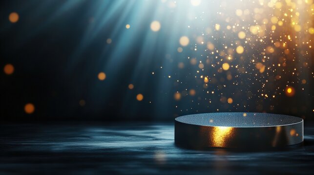 Gold coin placed on a black surface illuminated by a soft top light source showcasing its details