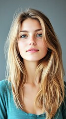 Fototapeta premium Beautiful Woman with Blonde Hair
