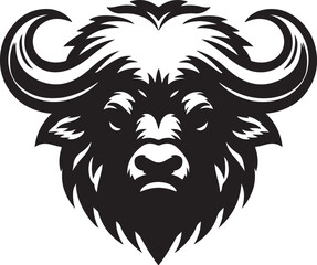 vector illustration of a bull
