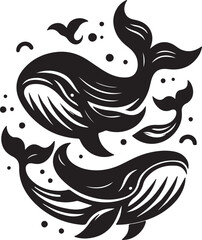 silhouette of a fish