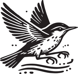 vector illustration of an eagle