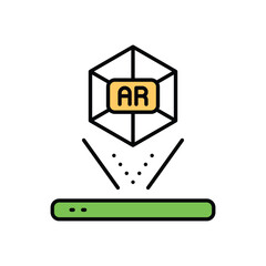 Augmented Reality Vector icon