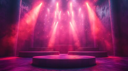 Stunning stage lighting in purple hues pictures