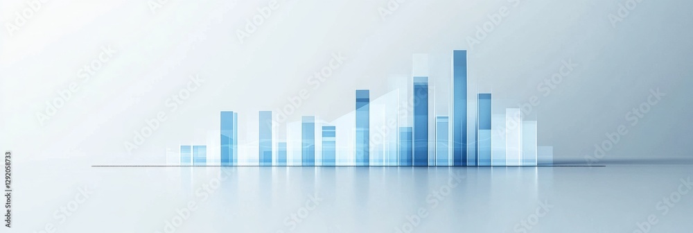 Fototapete Sales performance comparison reveals initial low sales followed by exponential growth in revenue metrics. Generative AI