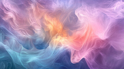 Dynamic flow of colorful smoke patterns abstract art digital creation vibrant atmosphere aesthetic viewpoint