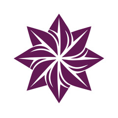 Abstract geometric logo vector element.