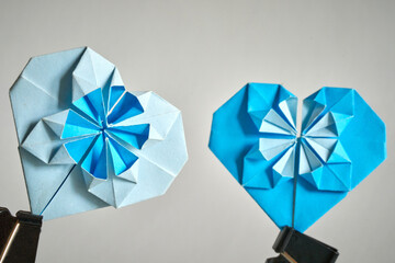 Origami Love Note, Heart with Handwritten Message