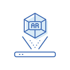 Augmented Reality Vector icon