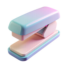 Pastel Office Supplies 3D Icons – Aesthetic Stationery, Technology & Workspace Essentials for Modern Productivity | Transparent Background