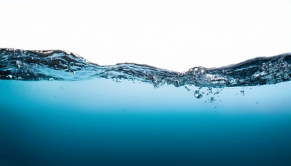 isolated texture of water surface side view