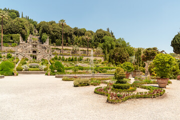 The historic Garzoni Garden in Collodi, in the municipality of Pescia, province of Pistoia, Tuscany, Italy.