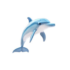Obraz premium Stunning 3D Dolphin