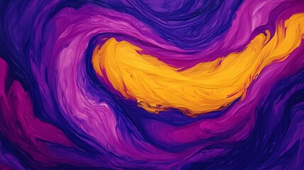 Fototapeta premium Swirling colorful abstract painting with brush strokes, for vibrant backgrounds or artistic design
