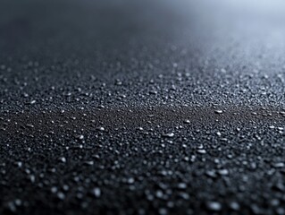 water Droplets on a dark textured surface