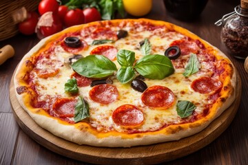 Pizza oven food banner