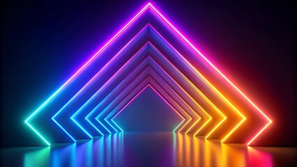 Fototapeta premium abstract background with glowing lines