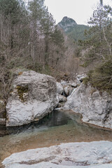 Nature on the mountain olympus in Greece.