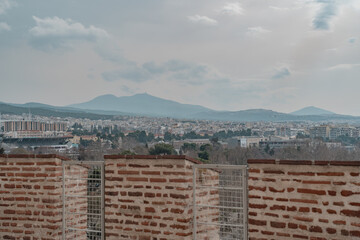 View from the tower of Thessaloniki. A beautiful view over the city. 