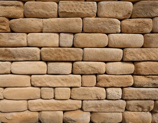 sand stone brick wall