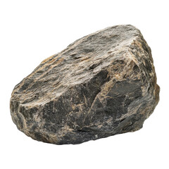 Fototapeta premium Unique texture of a rock isolated on a Transparent background showcasing natural geological features, Rock isolated on PNG background