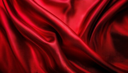 Obraz premium red silk texture cloth background
