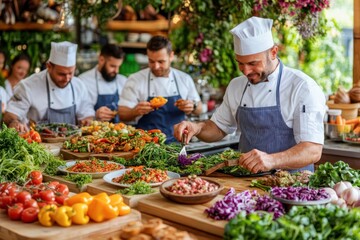 Kitchen restaurant food banner