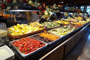 Obraz premium Kitchen restaurant food banner
