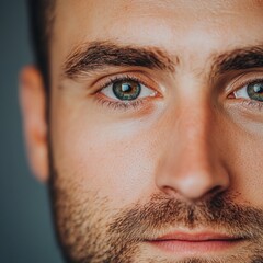 Obraz premium close up portrait of a man's face