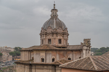 Obraz premium The city of Rome with all the beautiful buildings and streets.