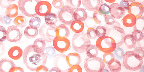 Circle Spot. Pink Sport Triangles. Pink