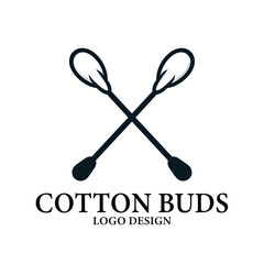 Cotton Buds Vector Logo Design