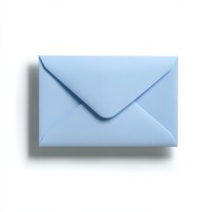 light blue envelope on a white background