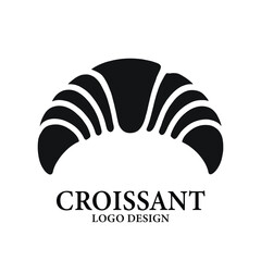 Croissant Vector Logo Design