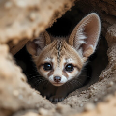 The fennec is watching