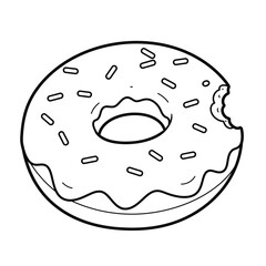 illustration of a donut