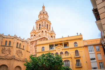 The bell tower of the Catedral de Murcia (Murcia Cathedral)  