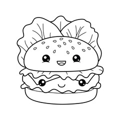 vector illustration of a cake