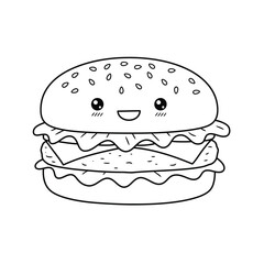 hamburger vector illustration