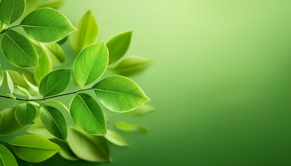 green leaves on the green backgrounds