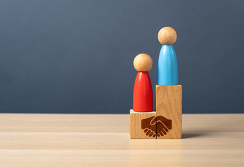 Agreement between competing opponents. To make a profitable deal. To be equal with the opponent....