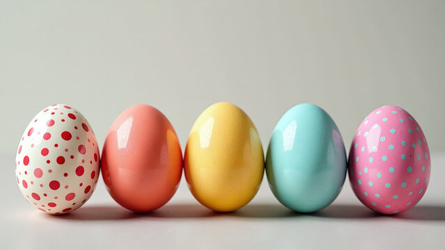 colored eggs row form festive easter bundle