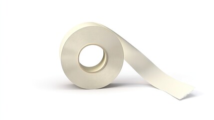 Transparent Adhesive Tape or Strip: Transparent adhesive tape or strip isolated with ripped paper remain on transparent background.