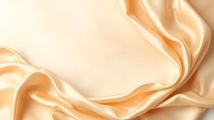 Fototapeta premium Ethereal Elegance Modern Abstract Art in Soft Feminine Tones on Silk Fabric Drapery